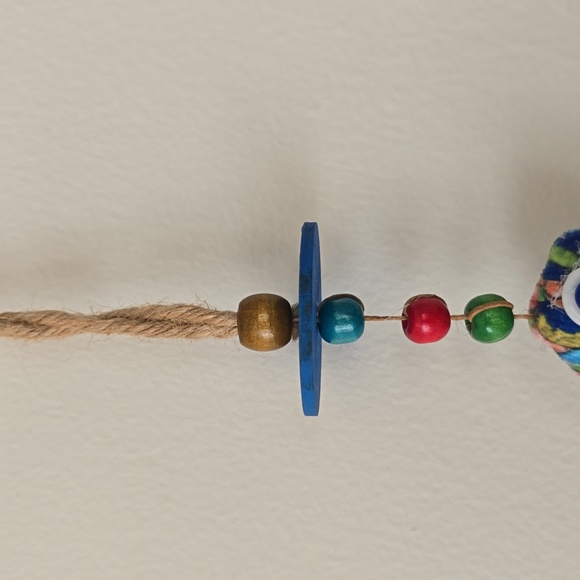 Wall Decorating Amen Bird Blue Evil eyes 12"×5" - Picture 6 of 8